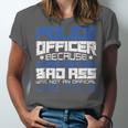 Police Officer Saying Academy Graduation Women Men Unisex Jersey T-Shirt