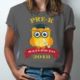 Pre-K Graduation 2018 Cute Owl Unisex Jersey T-Shirt