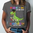 Pre k Graduation We Are Done Class 2023 Pre-k Dinosaur Boys Unisex Jersey T-Shirt