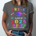 Pre-k Graduation Pre Kindergarten Class Of 2023 Boys Girls Unisex Jersey T-Shirt