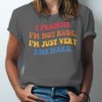 I Promise I'm Not Rude I'm Just Very Awkward Introvert Unisex Jersey T-Shirt