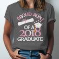 Proud Aunt Of a 2018 Graduate Auntie Graduation Unisex Jersey T-Shirt