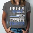 Proud Aunt Of a State Trooper Police Officer Graduation Unisex Jersey T-Shirt