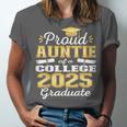 Proud Auntie Of 2025 College Graduate Family 25 Graduation Unisex Jersey T-Shirt