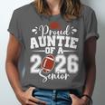 Proud Auntie Of A 2026 Senior Football Graduation Family Unisex Jersey T-Shirt