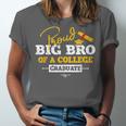 Proud Big Bro Of a College Graduate Graduation Grad Unisex Jersey T-Shirt