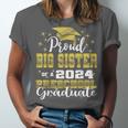 Proud Big Sister Of Pre School Graduate 2024 Graduation Big Unisex Jersey T-Shirt
