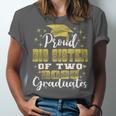 Proud Big Sister Of Two 2025 Graduates Graduation Family Unisex Jersey T-Shirt