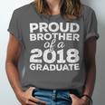 Proud Brother Of A 2018 Graduate Class Graduation Unisex Jersey T-Shirt
