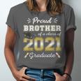 Proud Brother Class Of 2021 Graduate Senior 21 Graduation Unisex Jersey T-Shirt