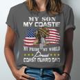 Proud Coast Guard Dad Coast Guard Graduation Dad Unisex Jersey T-Shirt
