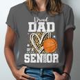 Proud Dad Of A 2026 Senior Basketball Graduation Leopard Unisex Jersey T-Shirt