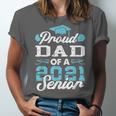 Proud Dad Of a Class Of 2021 Senior Graduate Graduation Unisex Jersey T-Shirt