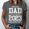 Proud Dad Graduation Senior 23 Grad Class Of 2023 Unisex Jersey T-Shirt
