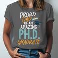 Proud Dad PhD Doctoral Graduation Doctorate Degree EdD PsyD Unisex Jersey T-Shirt