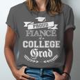 Proud Fiance Of College Grad 2019 Family Graduation Tee Unisex Jersey T-Shirt