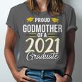 Proud Godmother Of A 2021 Graduate Graduation Clothes MBA Unisex Jersey T-Shirt