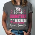 Proud Godmother Of 5th Grade Graduate 2025 Family Graduation Unisex Jersey T-Shirt
