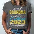 Proud Grandma Of 2023 College Graduate Family 23 Graduation Unisex Jersey T-Shirt