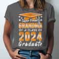 Proud Grandma Of A Class Of 2024 Matching Family Graduation Unisex Jersey T-Shirt