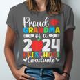 Proud Grandma Of Class Of 2024 Preschool Graduate Graduation Unisex Jersey T-Shirt