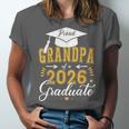Proud Grandpa Of a Class Of 2026 Graduate For Graduation Unisex Jersey T-Shirt