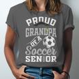 Proud Grandpa Of a Soccer Senior Class Of 2026 Graduation Unisex Jersey T-Shirt