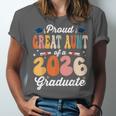 Proud Great Aunt Of a Class Of 2026 Graduate Graduation Unisex Jersey T-Shirt