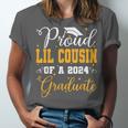 Proud Lil Cousin Of A Class 2024 Graduate Senior Graduation Unisex Jersey T-Shirt