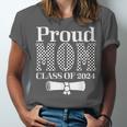 Proud Mom Of a 2024 Graduate Mama Checkered Graduation Unisex Jersey T-Shirt