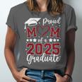 Proud Mom Of 2025 Senior Graduate Matching Family Graduation Unisex Jersey T-Shirt