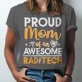 Proud Mom Of An Awesome Rad Tech Graduation Matching Family Unisex Jersey T-Shirt