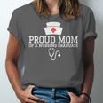 Proud Mom Of a Nursing Graduate Nurse Senior 2026 Graduation Unisex Jersey T-Shirt
