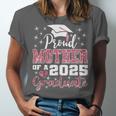 Proud Mother Of 2025 College Graduate Family Graduation Unisex Jersey T-Shirt