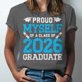 Proud Myself Of A Class Of 2026 Graduate Senior Graduation Unisex Jersey T-Shirt