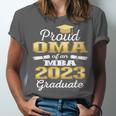 Proud OMA Of 2023 Class MBA Graduate Family Graduation Unisex Jersey T-Shirt