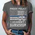 Proud Police Academy Survivor Graduation Unisex Jersey T-Shirt