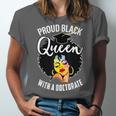Proud Queen PhD Doctorate Degree Graduation Woman Girl Unisex Jersey T-Shirt
