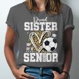 Proud Sister Of A 2026 Senior Soccer Graduation Leopard Unisex Jersey T-Shirt