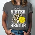 Proud Sister Of A 2026 Senior Softball Graduation Leopard Unisex Jersey T-Shirt