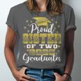 Proud Sister Of Two 2025 Graduates Graduation Family Unisex Jersey T-Shirt