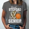 Proud Stepdad Of A 2026 Senior Basketball Graduation Leopard Unisex Jersey T-Shirt