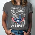 Proud US Air Force Aunt Flag Air Force Graduation Aunt Tee Unisex Jersey T-Shirt