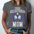 Proud Valedictorian Mom Graduation Grad Mom Class Of 2025 Unisex Jersey T-Shirt