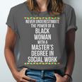Queen MSW Social Work Masters Graduation Unisex Jersey T-Shirt