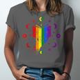 Rainbow Book With Stars And Moon Phases Gay Pride LGBT Unisex Jersey T-Shirt