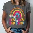 Rainbow Last Day Of 2nd Grade Teacher Student Graduation For Men Women Kids Unisex Jersey T-Shirt