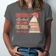 Reader Bookworm Fictional Character Reading Introvert Unisex Jersey T-Shirt