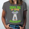 Take Me To Your Readers Alien Book Reading Bookaholic Unisex Jersey T-Shirt