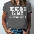 Reading Is My Favorite Sport Book Lover Reader Unisex Jersey T-Shirt Reading Is My Favorite Sport Book Lover Reader Unisex Jersey T-Shirt